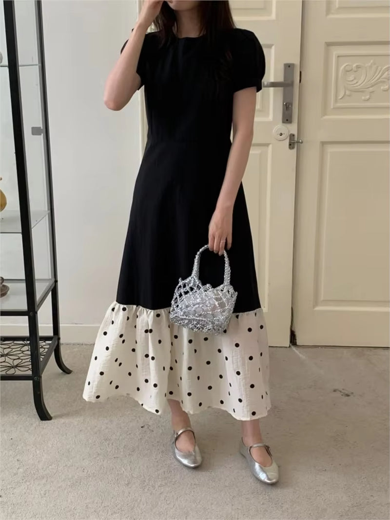 VintageGrace Noir Dress