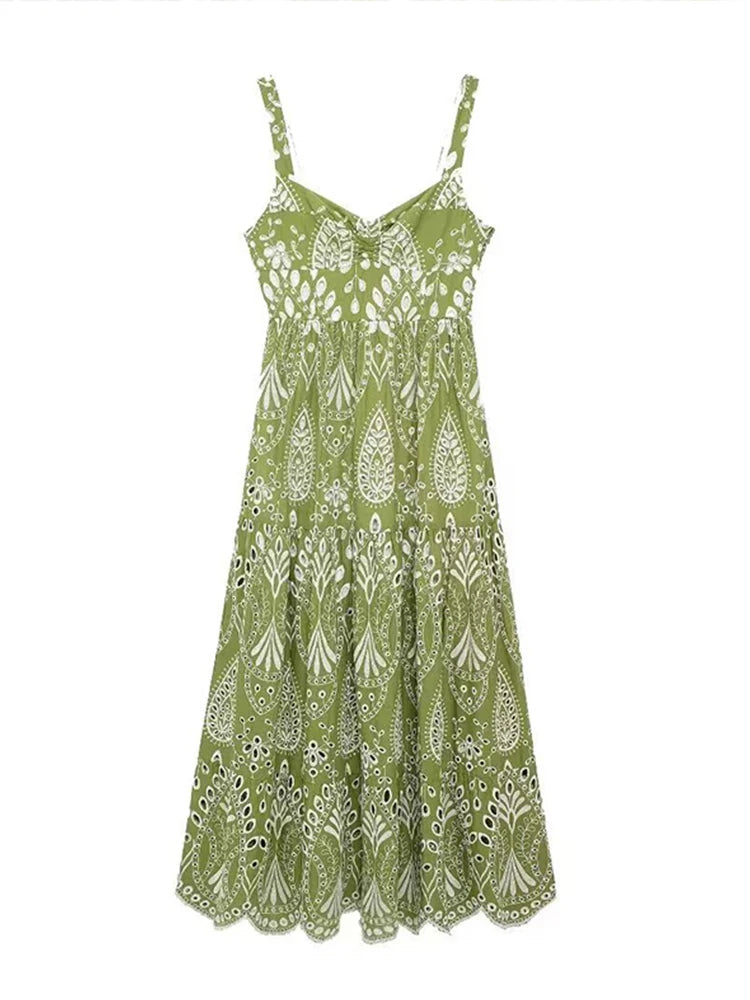 Serene Breeze Summer Maxi Dress