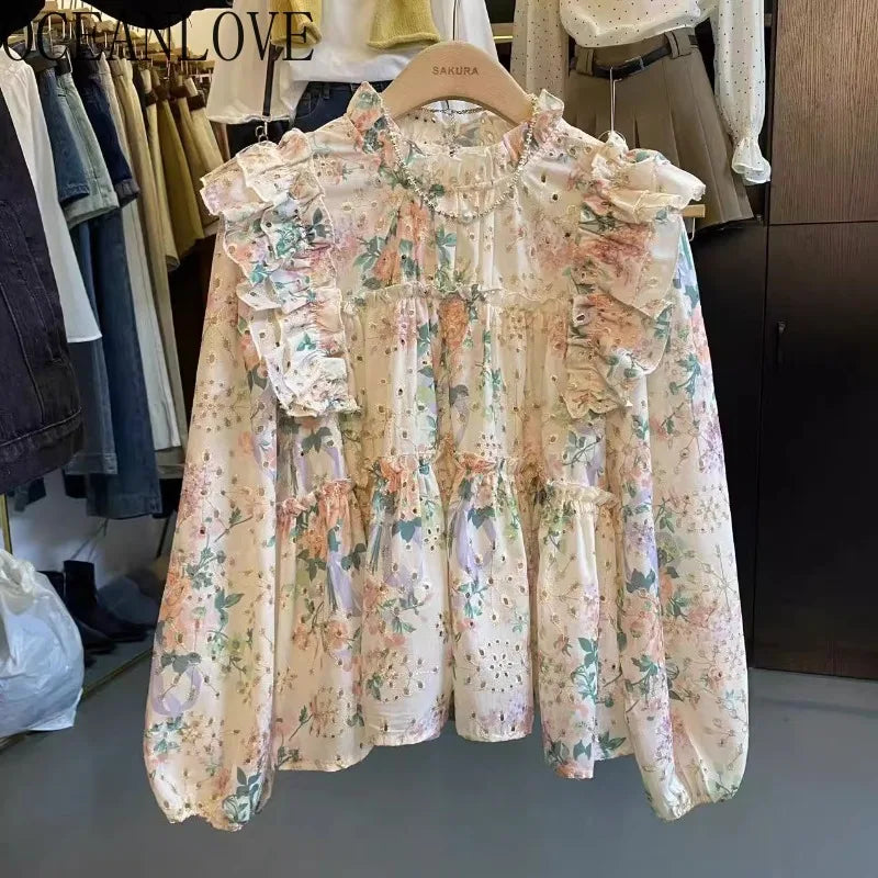 OceanLove Floral Charm Blouse