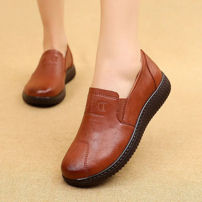 Genuine Leather Comfort Loafers