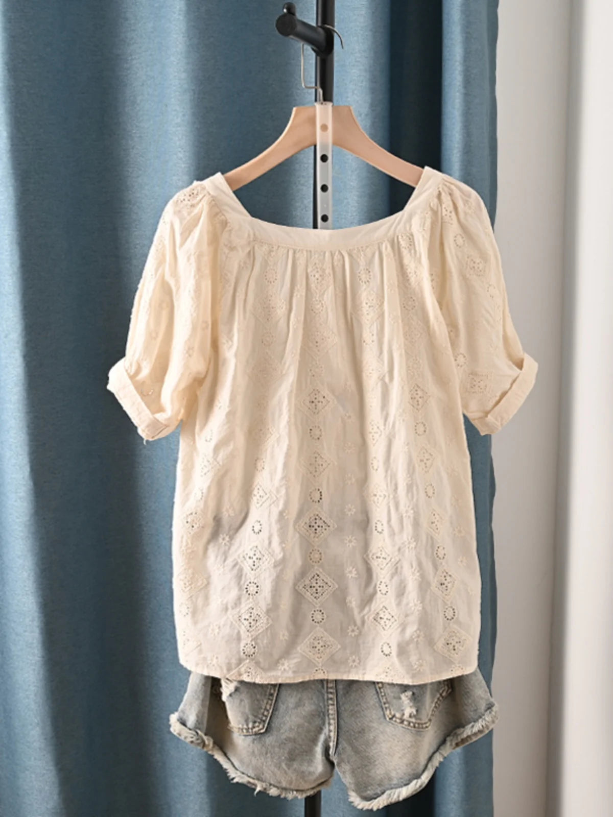 Summer Breeze Embroidered Blouse