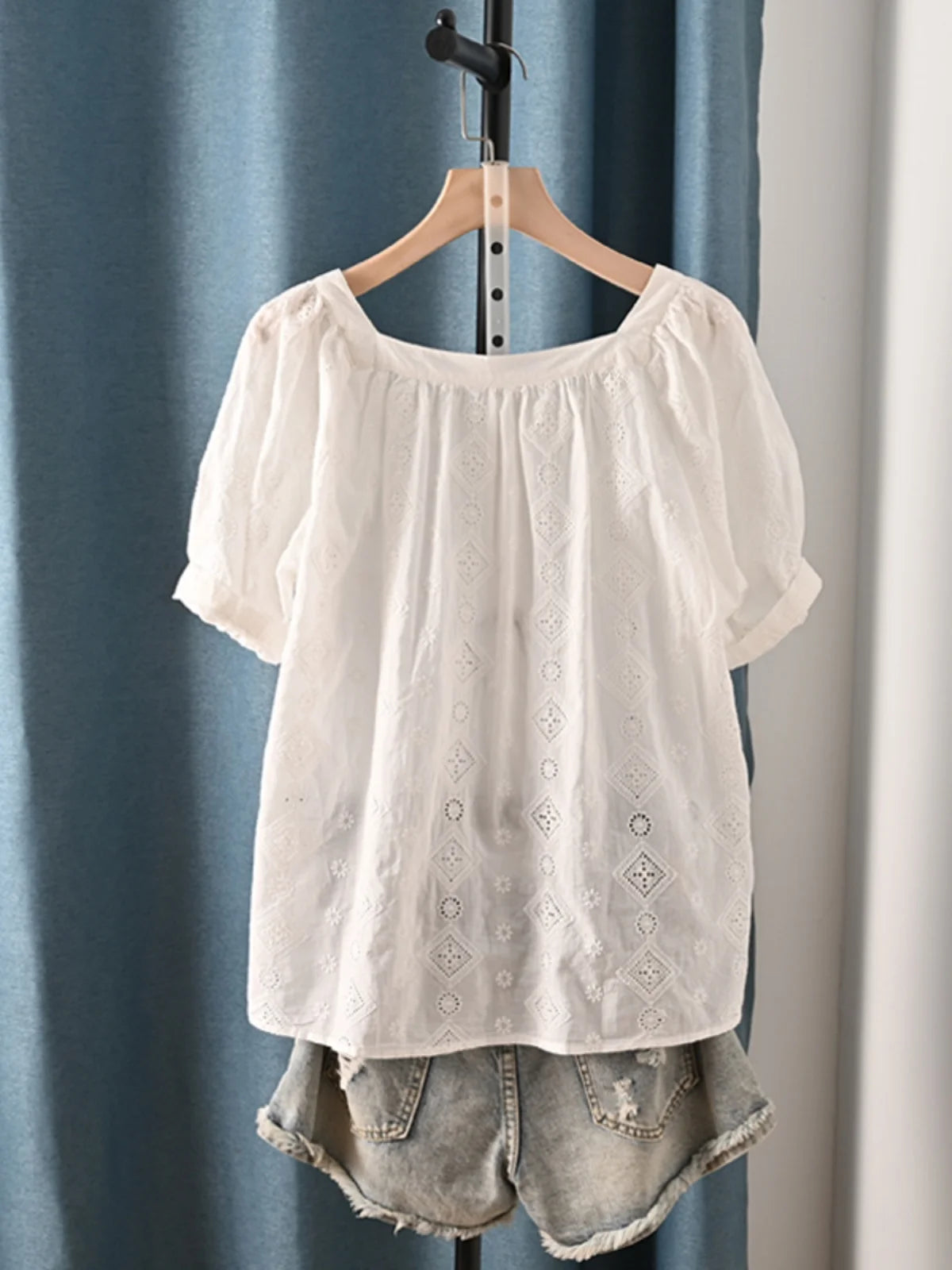 Summer Breeze Embroidered Blouse