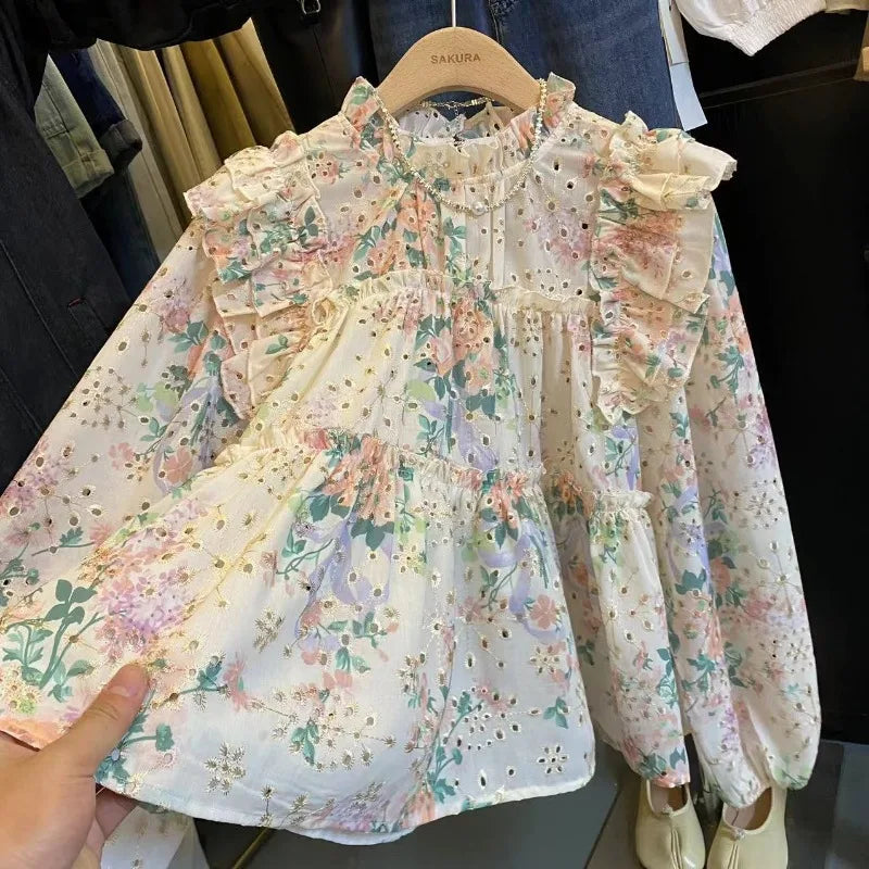 OceanLove Floral Charm Blouse