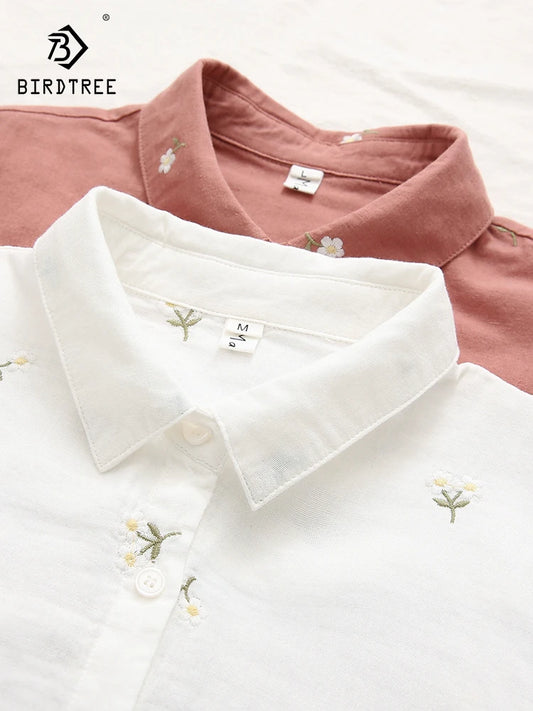 Autumn Bloom Embroidered Blouse