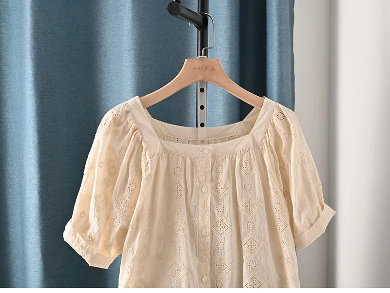 Summer Breeze Embroidered Blouse