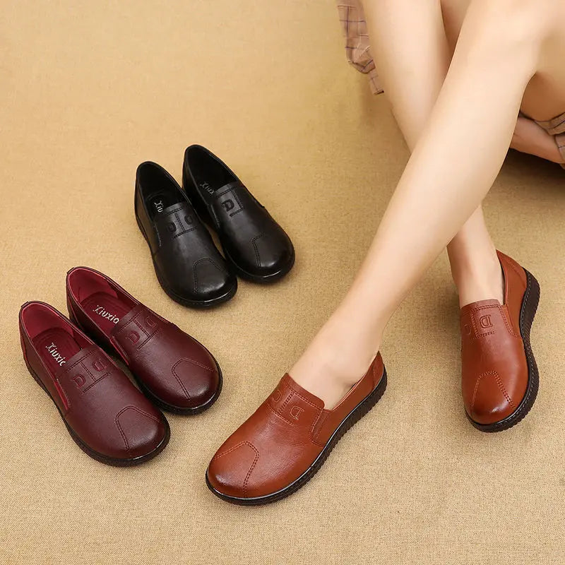 Genuine Leather Comfort Loafers