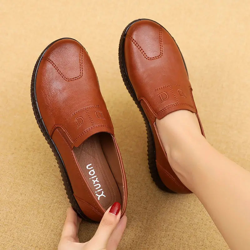 Genuine Leather Comfort Loafers