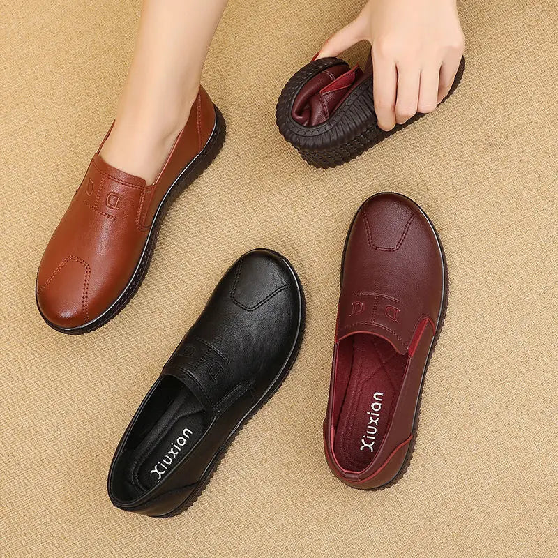 Genuine Leather Comfort Loafers