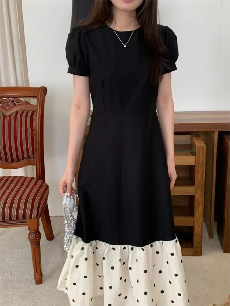 VintageGrace Noir Dress